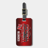 Trinidad und Tobago Flag mit Ihrem Namen Gepäckanhänger (Vorderseite vertikal)