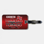 Trinidad und Tobago Flag mit Ihrem Namen Gepäckanhänger (Rückseite horizontal)