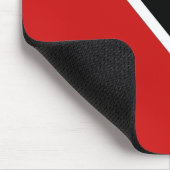 Trinidad und Tobago Flag Mousepad (Ecke)
