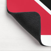 Trinidad und Tobago Flag Mousepad (Ecke)