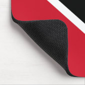 Trinidad und Tobago Flag Mousepad (Ecke)