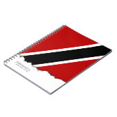 Trinidad und Tobago Flag Notizblock (Linke Seite)