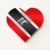 Trinidad und Tobago Flag Notizblock (Rückseite)