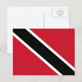 Trinidad und Tobago Flag Postkarte (Vorne/Hinten)
