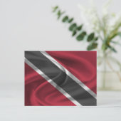 Trinidad und Tobago Flag Postkarte (Stehend Vorderseite)