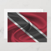 Trinidad und Tobago Flag Postkarte (Vorne/Hinten)