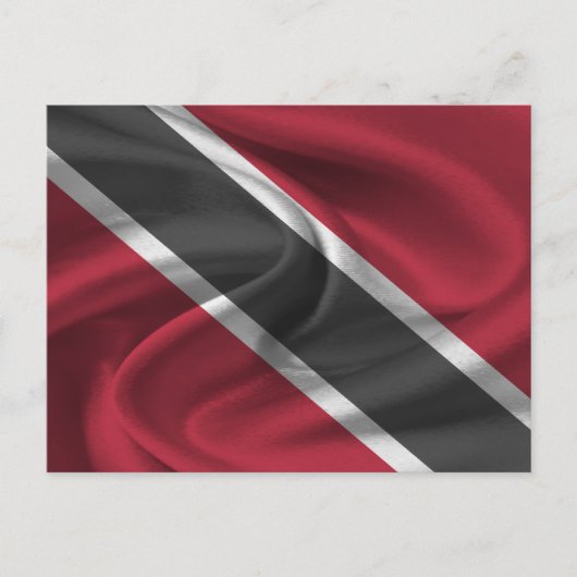 Trinidad und Tobago Flag Postkarte (Vorderseite)