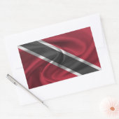 Trinidad und Tobago Flag Rechteckiger Aufkleber (Umschlag)