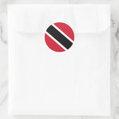 Trinidad und Tobago Flag Runder Aufkleber (Tasche)