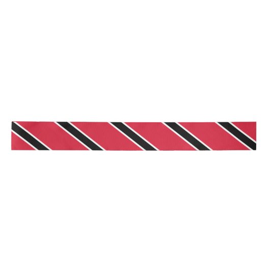 Trinidad und Tobago Flag Satinband (Vorderseite)