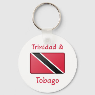Trinidad und Tobago Flag Schlüsselanhänger