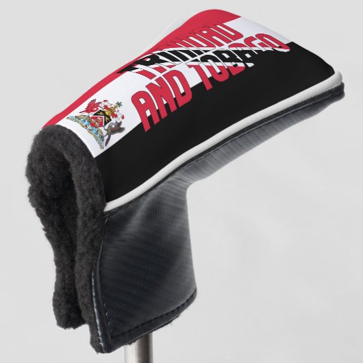 Trinidad und Tobago Flag Schönes Patriotisches Golf Headcover (3/4 Vorderseite)