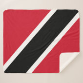 Trinidad und Tobago Flag Sherpadecke (Vorderseite (Horizontal))