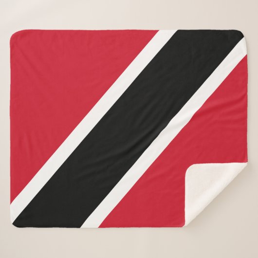 Trinidad und Tobago Flag Sherpadecke (Vorderseite (Horizontal))