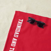 Trinidad und Tobago Flag Splendid Patriotic Strandtuch (Beispiel)