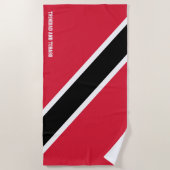 Trinidad und Tobago Flag Splendid Patriotic Strandtuch (Vorderseite)