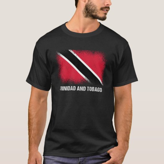 Trinidad und Tobago Flag T-Shirt (Vorderseite)
