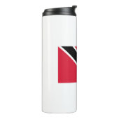 Trinidad und Tobago Flag Thermosbecher (Nach links gedreht)