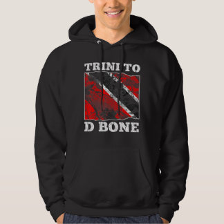 Trinidad und Tobago Flag Trini to D Bone Hoodie
