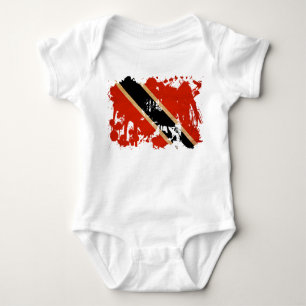 Trinidad und Tobago-Flagge Baby Strampler