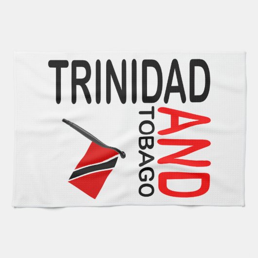 Trinidad und Tobago-Flagge Handtuch (Horizontal)