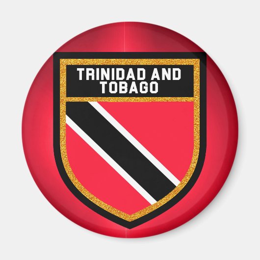 Trinidad und Tobago-Flagge Magnet (Vorne)