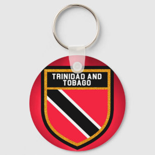 Trinidad und Tobago-Flagge Schlüsselanhänger