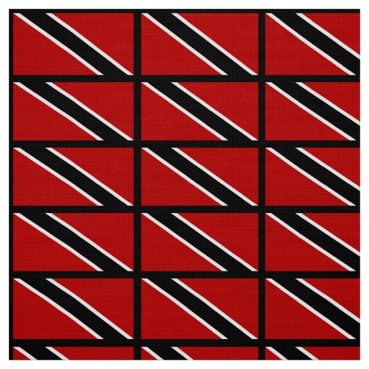 Trinidad und Tobago-Flagge Stoff (Muster)