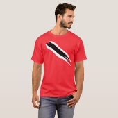 Trinidad und Tobago-Flagge T-Shirt (Vorne ganz)