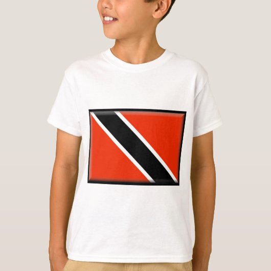 Trinidad und Tobago-Flagge T-Shirt (Vorderseite)