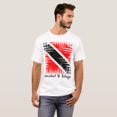 Trinidad und Tobago-Flagge T-Shirt (Vorne ganz)