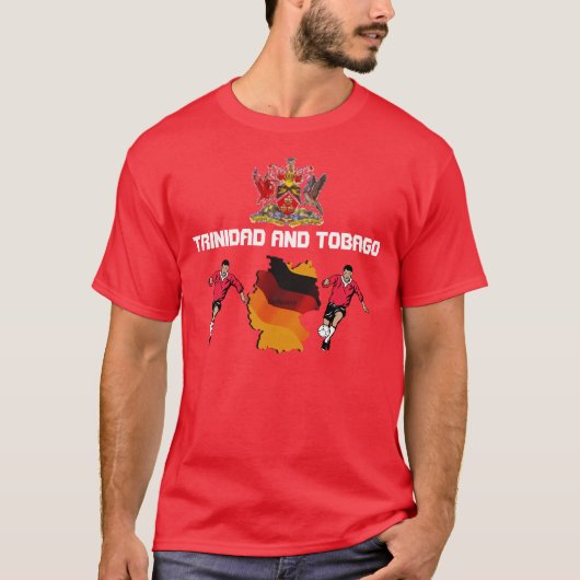 TRINIDAD UND TOBAGO-FUSSBALL DEUTSCHLAND T-Shirt (Vorderseite)