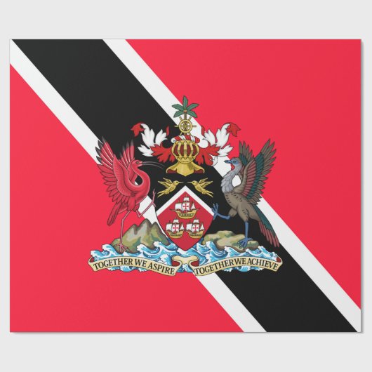 Trinidad und Tobago Geschenkpapier (Flach)