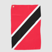 Trinidad und Tobago Golfhandtuch (Vorderseite)