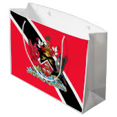 Trinidad und Tobago Große Geschenktüte (Rückseite Schrägansicht)