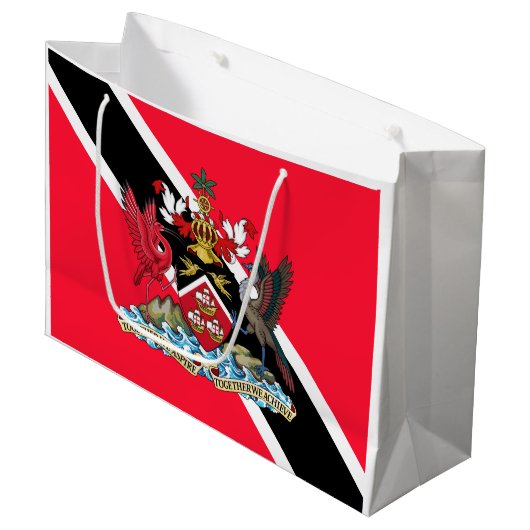 Trinidad und Tobago Große Geschenktüte (Vorderseite Schrägansicht)