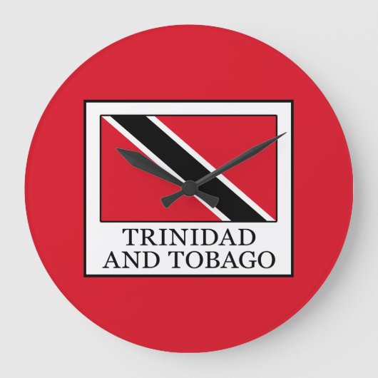 Trinidad und Tobago Große Wanduhr (Vorderseite)