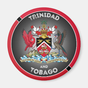 Trinidad und Tobago Heritage-Emblem Magnet