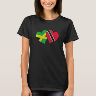 Trinidad und Tobago Jamaica Trinidadian Flaggenher T-Shirt