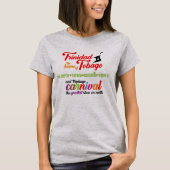 Trinidad und Tobago Karneval und Lieblingsstrände T-Shirt (Vorderseite)
