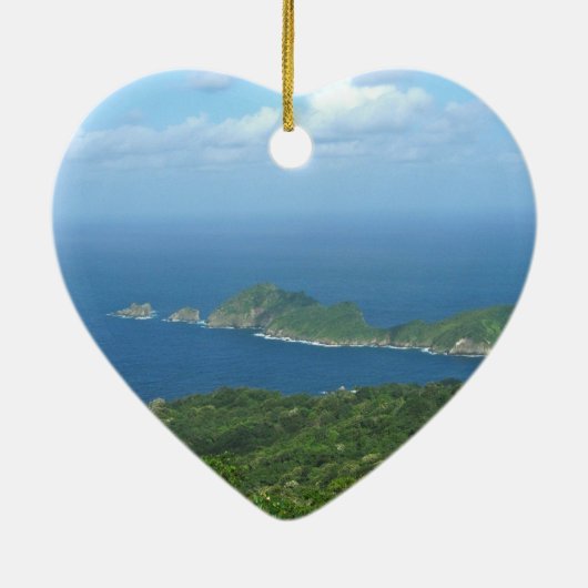 Trinidad und Tobago Keramikornament (Hinten)