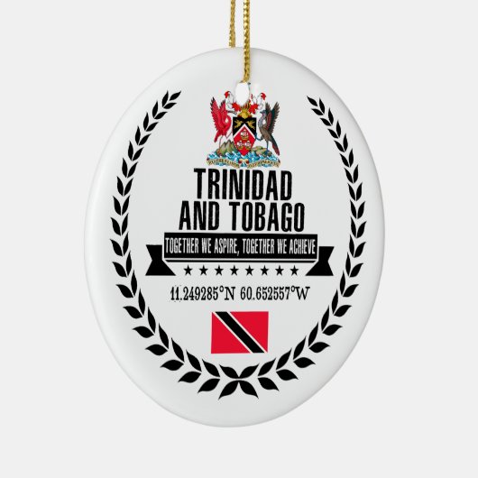Trinidad und Tobago Keramikornament (Rechts)