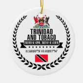 Trinidad und Tobago Keramikornament (Vorne)
