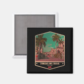 Trinidad und Tobago Magnet (Vorderseite/Rückseite)