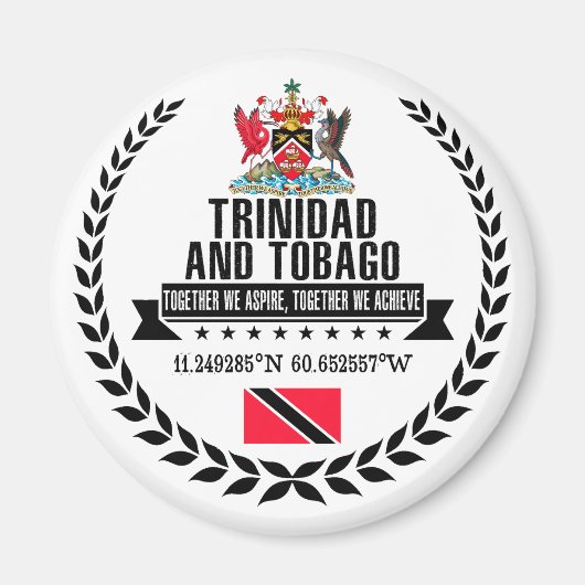 Trinidad und Tobago Magnet (Vorne)