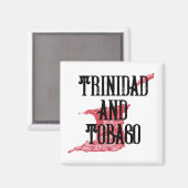 Trinidad und Tobago Magnet (Vorderseite/Rückseite)