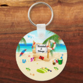 Trinidad und Tobago Maracas Beach Schlüsselanhänger (Vorderseite)