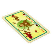 Trinidad und Tobago Monkey See Monkey Do Magnet (Rechte Seite)