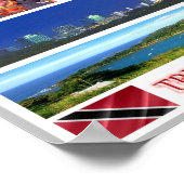 Trinidad und Tobago - Mosaik - Poster (Ecke)