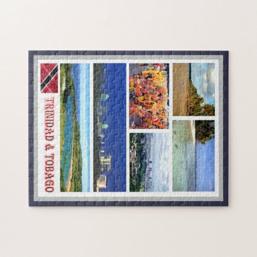 Trinidad und Tobago - Mosaik - Puzzle (Horizontal)